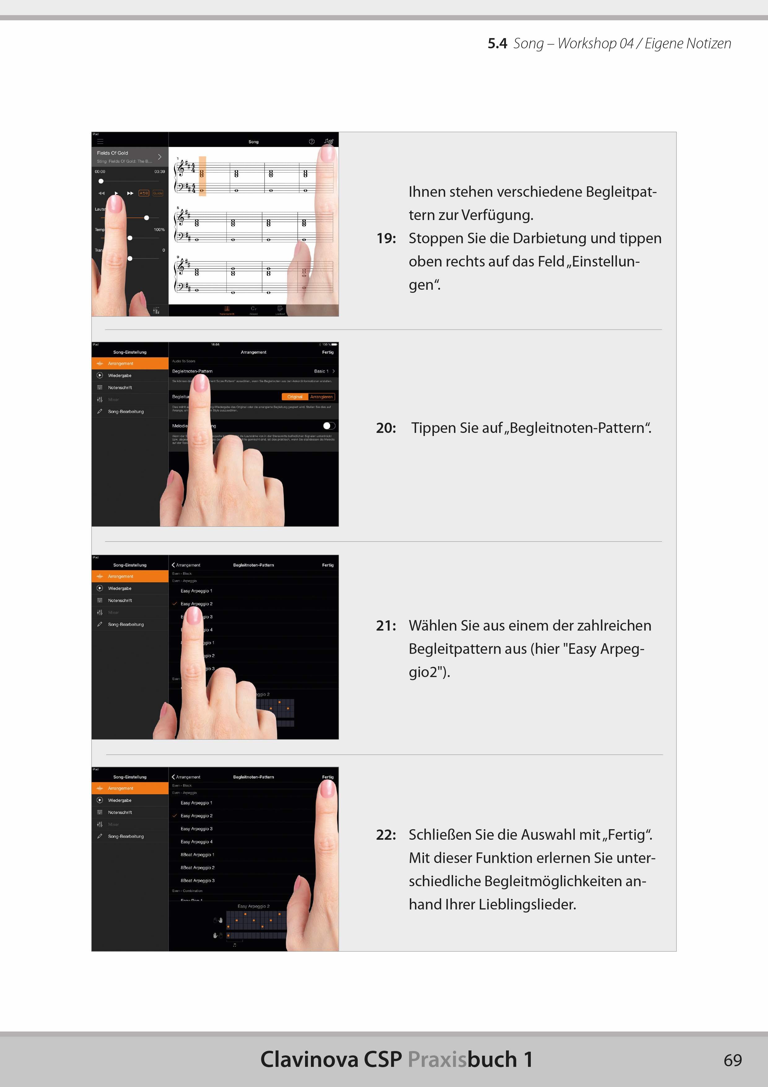 CSP-170/150, PS-500 Smart Pianist Praxisbuch1
