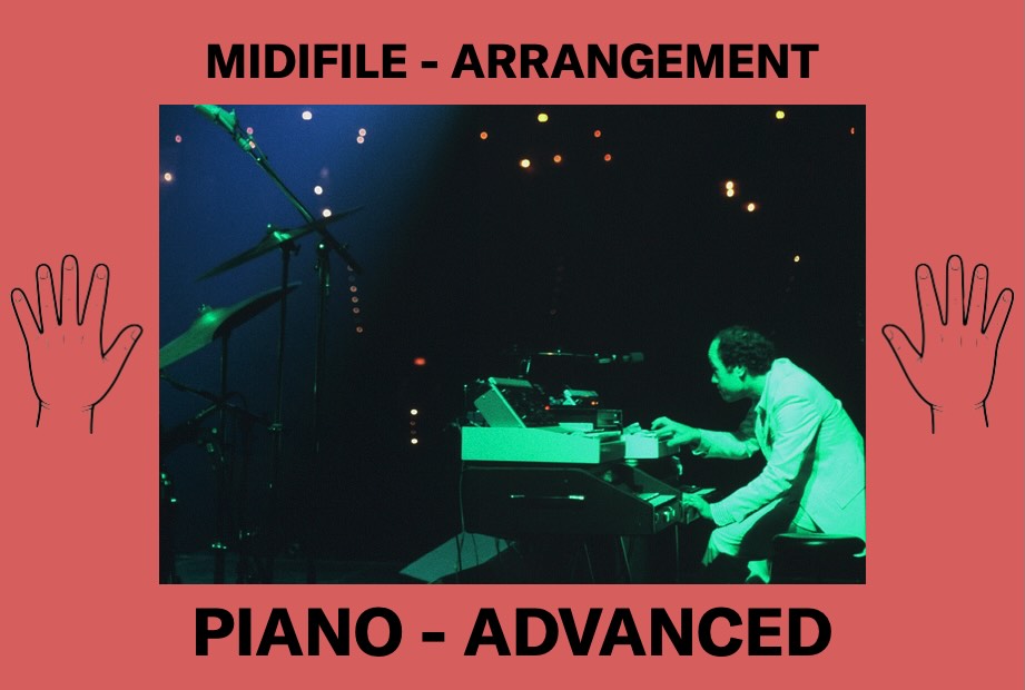 Crockett's Theme Piano - Arrangement - Advanced (MIDI-File)