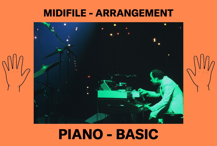 Crockett's Theme Piano - Arrangement - Basic (MIDI-File)