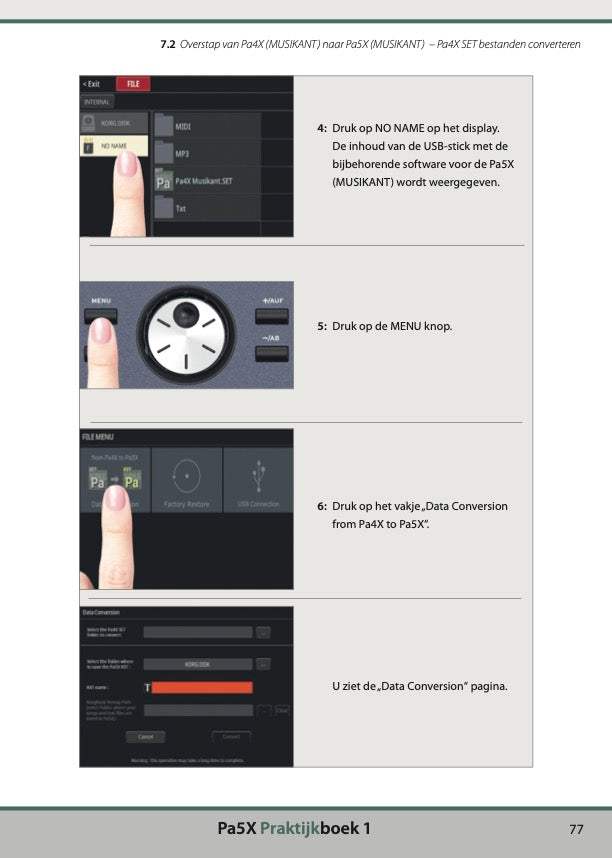 Pa5X Musikant Praktijkboek 1