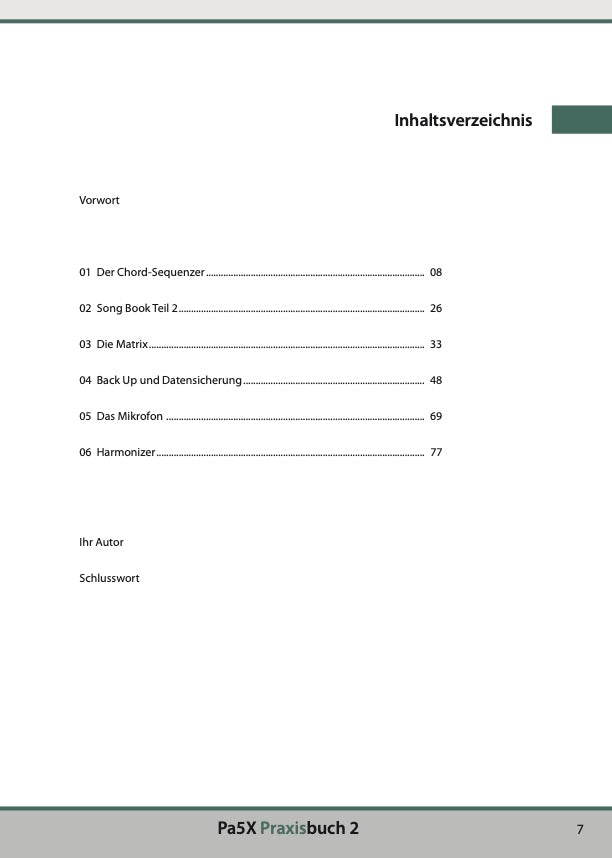 Pa5X Musikant Praxisbuch 2